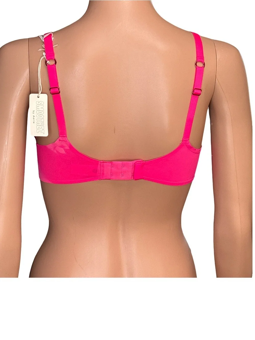 Aerie Hot Pink Underwire Bra - Full Coverage & Stretchy Fabric 34D NWT